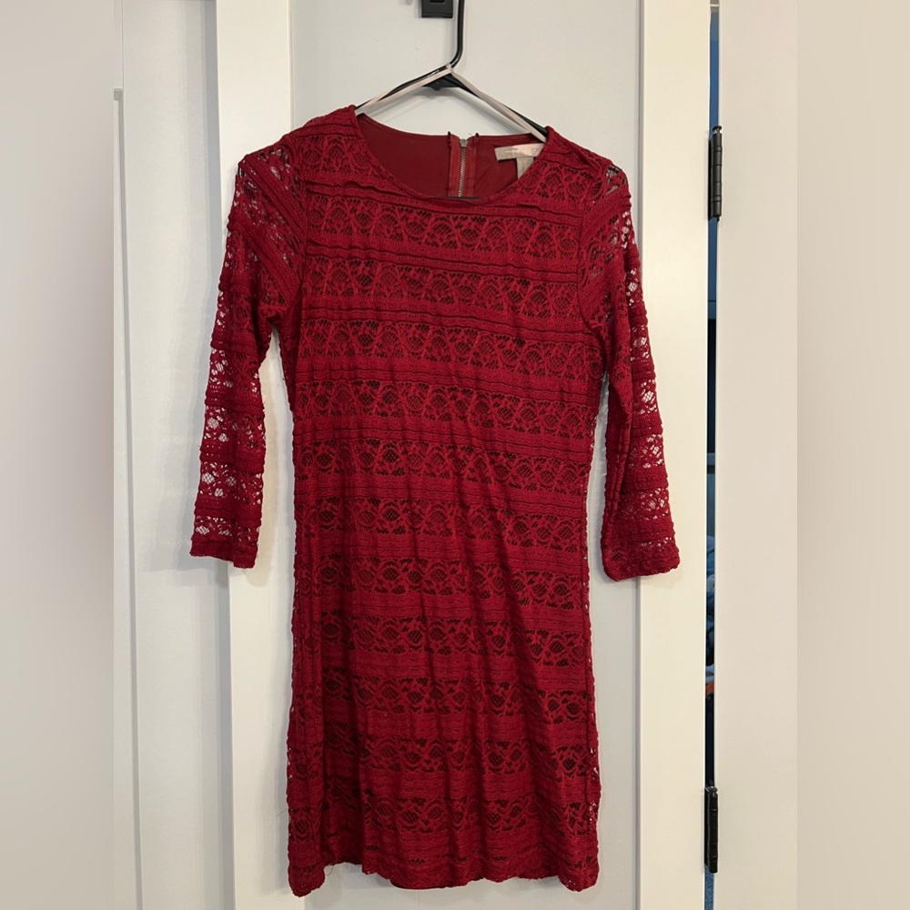 Red Lace Dress